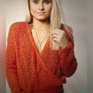 Billabong sweet bliss sweater  orange new with tags